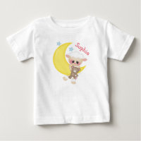 Agneau mignon sur croissant de lune avec monogramm