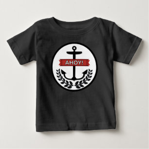 T-shirt Pour Bébé Ahoy - Baby American Apparel 3/4 Manches Raglan T-