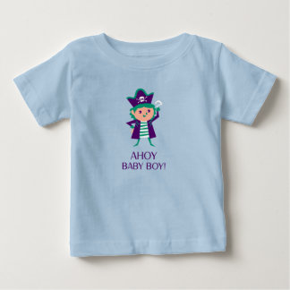 T-shirt Pour Bébé Ahoy Baby Boy