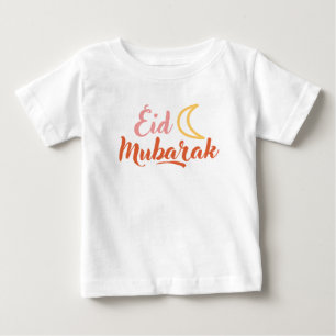 T-shirt Pour Bébé Aïd el-Fitr Adha Moubarak