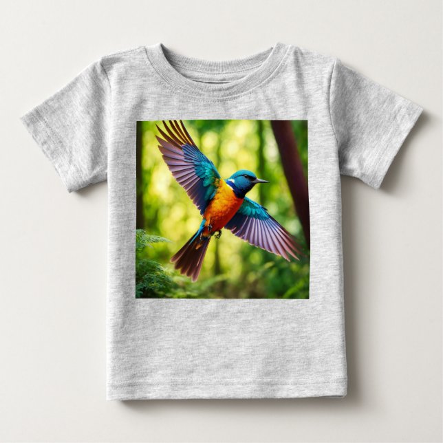 T-shirt Pour Bébé Ailes de lumière (Devant)