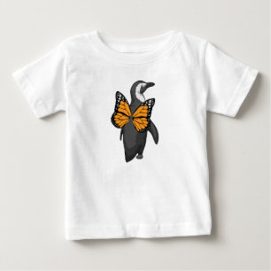 T-shirt Pour Bébé Ailes de papillon pingouin