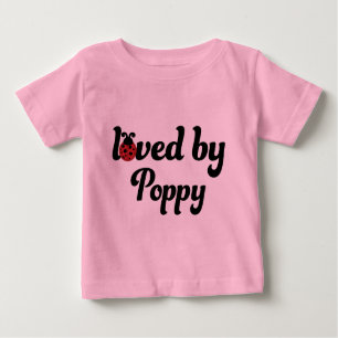 T-shirt Pour Bébé Aimé par le cadeau de pavot