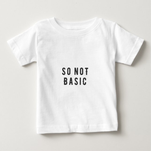T-shirt Pour Bébé Ainsi non de base (Devant)