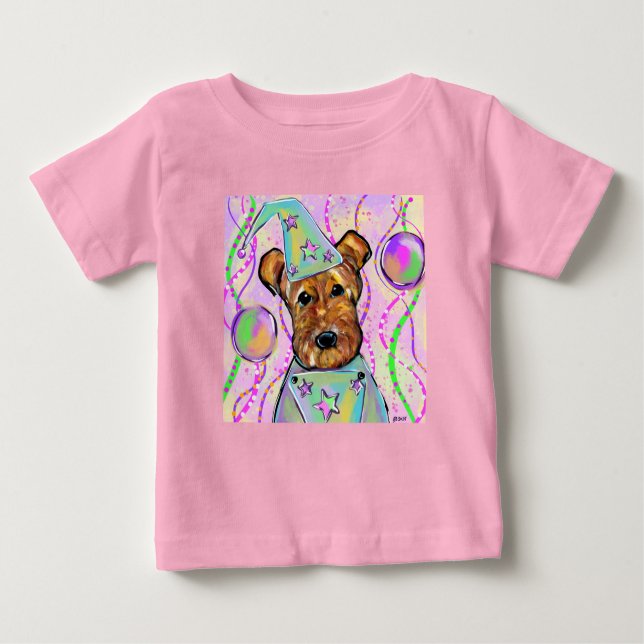 T-SHIRT POUR BÉBÉ AIREDALE TERRIER (Devant)