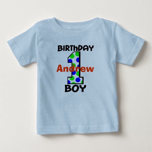 T-shirt Pour Bébé Ajoutez la chemise nommée de garçon de (Devant)