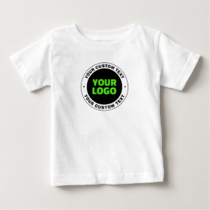 T-shirt Pour Bébé Ajoutez votre propre logo d'entreprise ou votre co