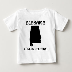 T-shirt Pour Bébé Alabama - L'amour est relatif