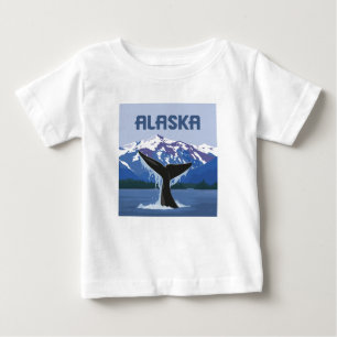 T-shirt Pour Bébé Alaska Baleine