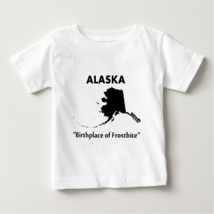 T-shirt Pour Bébé Alaska - Lieu de naissance de l'engelure