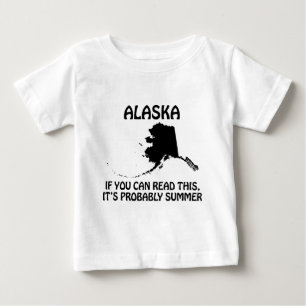T-shirt Pour Bébé Alaska - Si vous pouvez lire ceci, c'est probablem