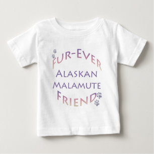 T-shirt Pour Bébé Alaskan Malamute Furever