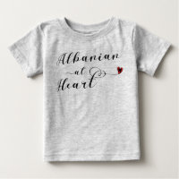 Albanais Au Tee - shirt Du Coeur, Albanie