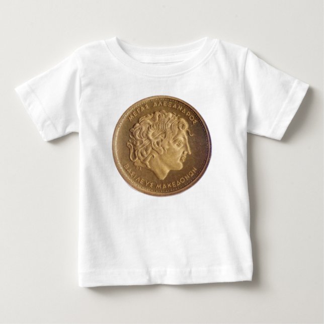 T-shirt Pour Bébé Alexandre le grand, roi des Macédoniens (Devant)
