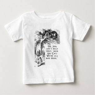 T-shirt Pour Bébé Alice au pays des merveilles - nous sommes tous