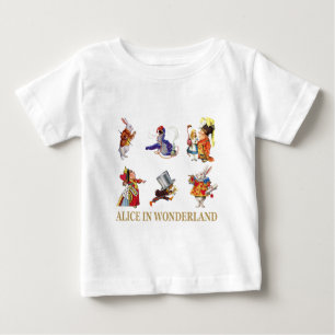 T-shirt Pour Bébé Alice et amis au pays des merveilles