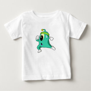 T-shirt Pour Bébé Alien en tant que coureur