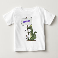 Aligator de crocodile drôle avec dessin animé
