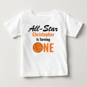 T-shirt Pour Bébé All Star Basketball 1er anniversaire