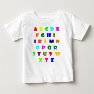 T-shirt Pour Bébé alphabet