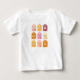 T-shirt Pour Bébé alphabet pour bébé