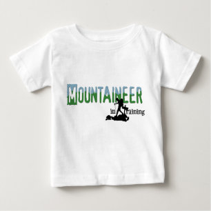 T-shirt Pour Bébé Alpiniste dans la formation
