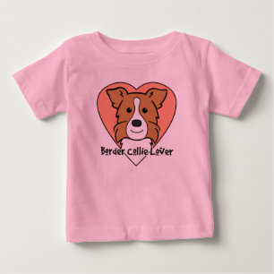 T-shirt Pour Bébé Amant de border collie