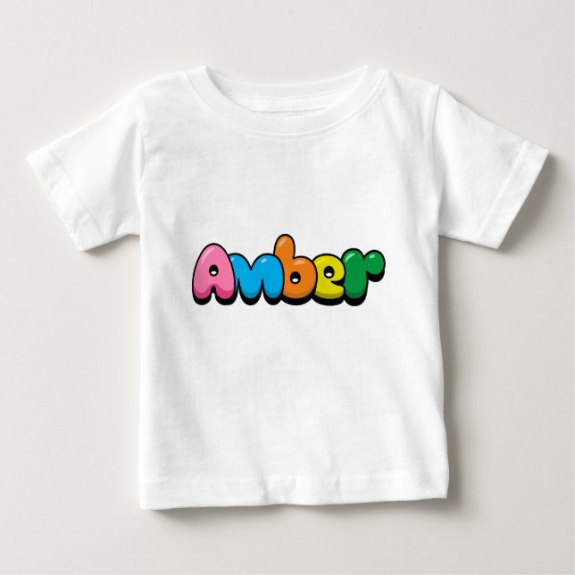 T-shirt Pour Bébé Ambre (Devant)