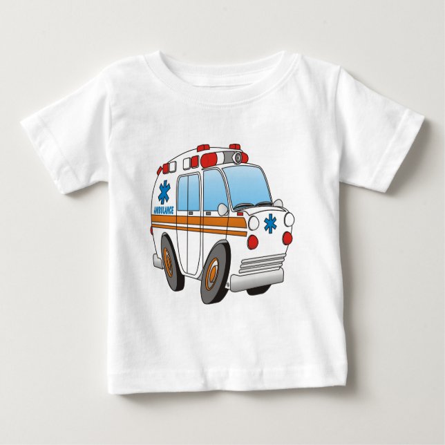 T-shirt Pour Bébé Ambulance (Devant)