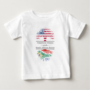 T-shirt Pour Bébé Américain développé avec les racines