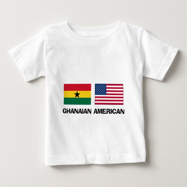 T-shirt Pour Bébé Américain ghanéen (Devant)