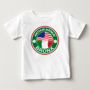 T-shirt Pour Bébé Américain italien d'avenue Bronx d'Arthur