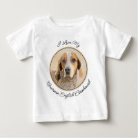 American English Conhound Peinture - Chien Art Bab