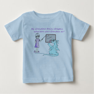 T-shirt Pour Bébé American Granny Training Dragons Romper