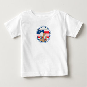 T-shirt Pour Bébé Amérique 250 ans Enfants des Pères Fondateurs