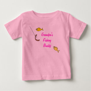 T-shirt Pour Bébé Ami de la pêche du grand-papa
