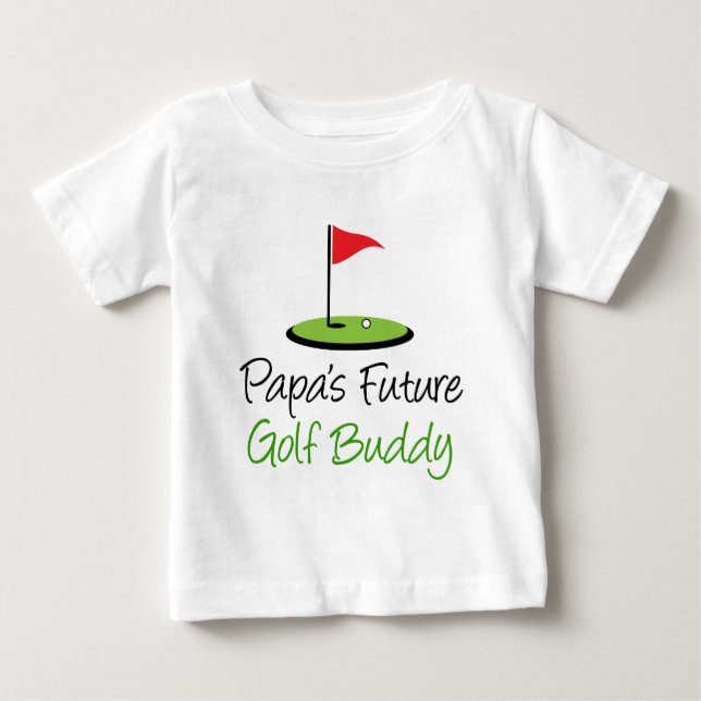 T-shirt Pour Bébé Ami du golf du papa (Devant)