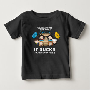 T-shirt Pour Bébé AMIS™   Bienvenue dans le monde réel Chibi