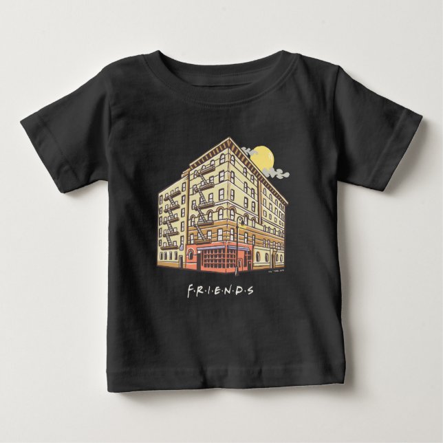 T-shirt Pour Bébé AMIS™ | Monica's Apartment Building 2 (Devant)