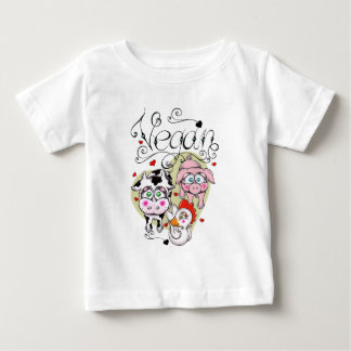 T-shirt Pour Bébé Amis végétaliens