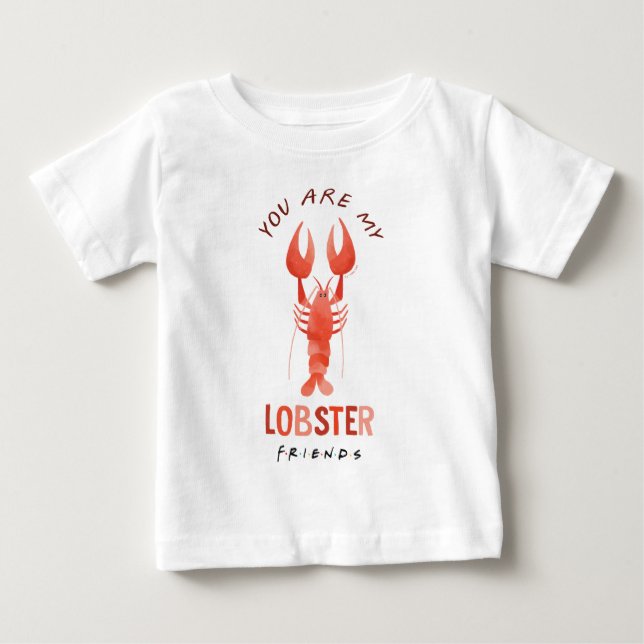 T-shirt Pour Bébé AMIS™ | Vous êtes mon homard aquarelle graphique (Devant)