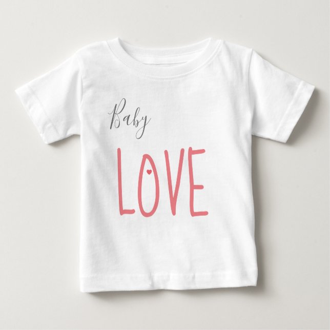T-shirt Pour Bébé Amour bébé (Devant)