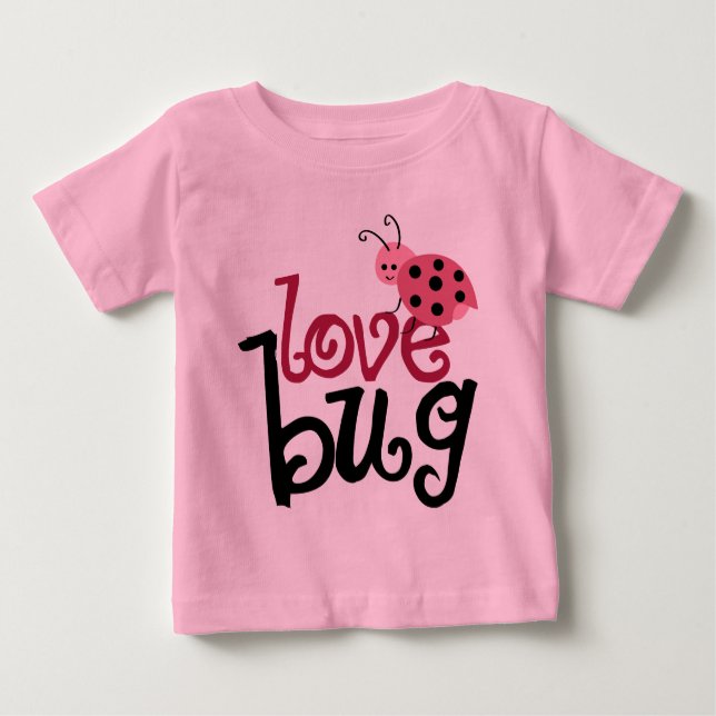 T-shirt Pour Bébé Amour Bug (Devant)