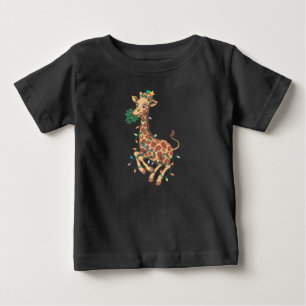 T-shirt Pour Bébé Amour cadeau de Noël amusant arbre de Noël