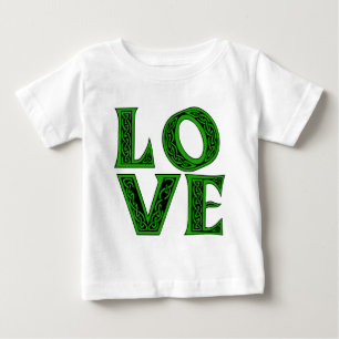 T-shirt Pour Bébé AMOUR dans la police celtique