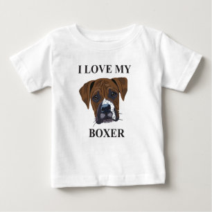 T-shirt Pour Bébé Amour de boxeur