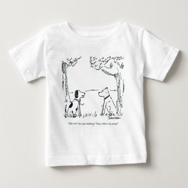 T-shirt Pour Bébé Amour de chien (Devant)