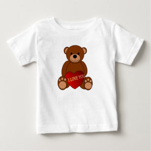 T-shirt Pour Bébé Amour de nounours