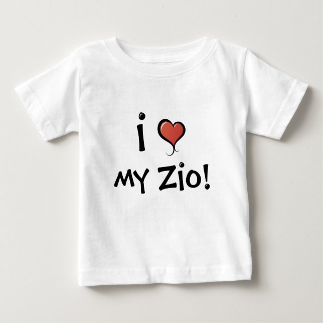 T-shirt Pour Bébé Amour de Zio (Devant)