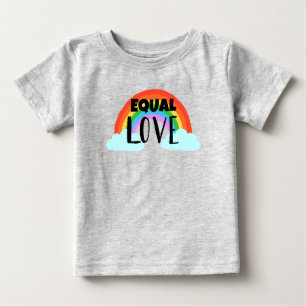 T-shirt Pour Bébé Amour égal